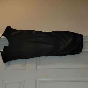 Women's Faux Leather Dress